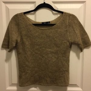GAP cropped sweater (mohair)